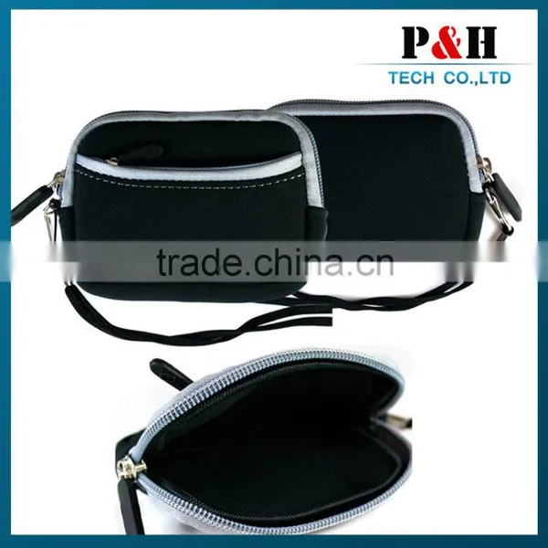 Shockproof Zipper Neoprene GPS Bag With Hand Strap photo-5