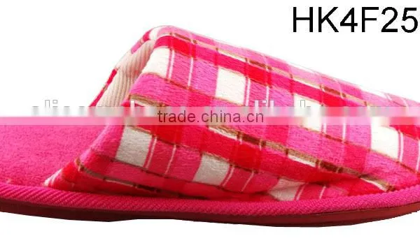 Lady Winter Cotton Fabric Bedroom Slipper Shoes Warm Soft Competitive Price Indoor Slipper