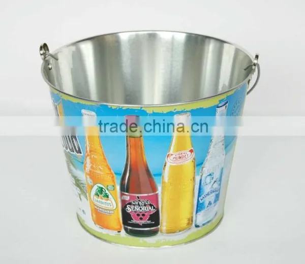 Hight Quality Metal Tin Ice Bucket Tin Beer Bucket Quality Choice photo-6