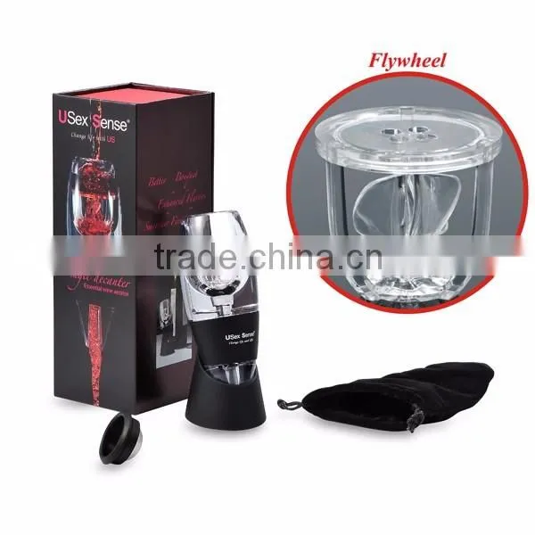 Hour Glass Shaped Magic Decanter Essential Red Wine Aerator photo-4