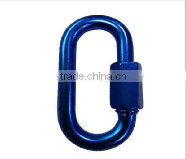 18KN Outdoor Safety Buckle Clasp O-Shape Stainless Steel Screw Gate Climbing Button Carabiner Camping Hiking Safety Hook Gear photo-5