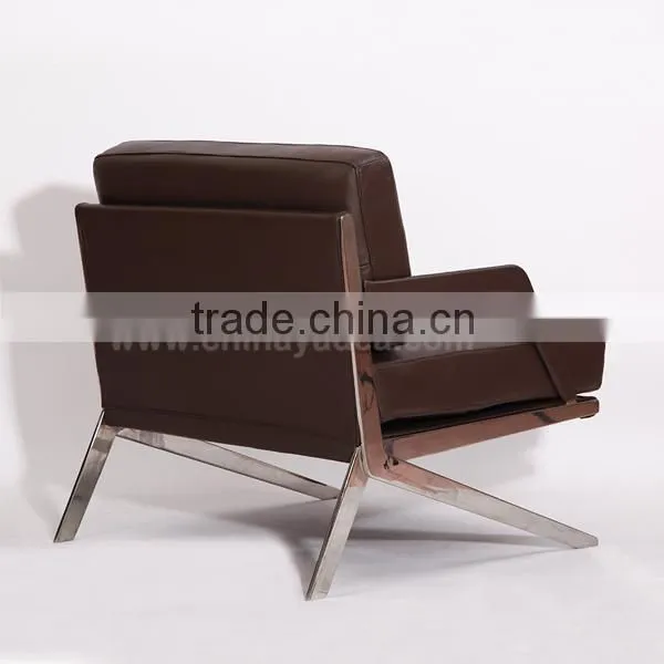 Luxury Modern De Sede Furniture Brown Leather Arm Chair photo-4