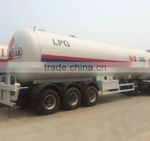 New Design Customized Best Sell Super Quality BPW 3 Axle 58.5m3 Lpg Tanker Trailer Truck photo-6