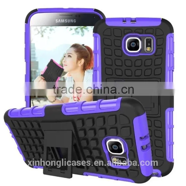 High Quality 2 in 1 PC + TPU Heavy Duty Shockproof Case Cover For Samsung S6 photo-4
