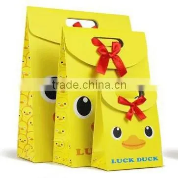 Fashion Yellow Duck Paper Gift Bag photo-2