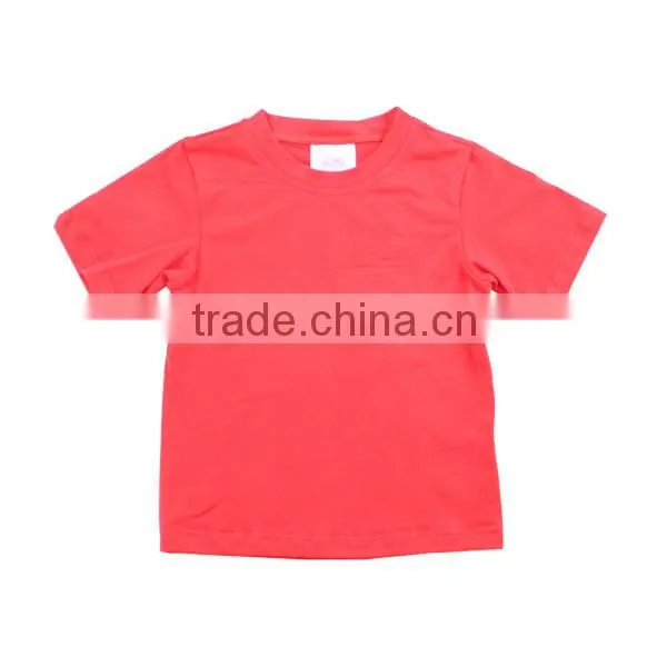 Kaiyo New Design Custom T-shirt Boutique Simple Pure Color Round Collar Short Sleeve Baby T-shirt OEM Factory Direct Sale Kids photo-4
