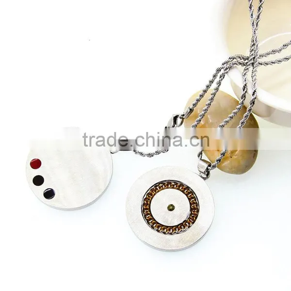 Factory Pendant With Magnetic White Essential Oil Diffuser Necklace photo-2