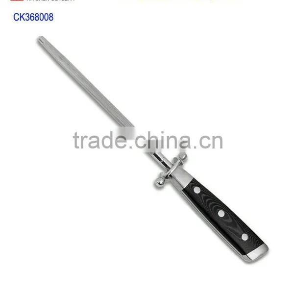 Pakka Wood Handle 8 Inch Knife Sharpening Steel