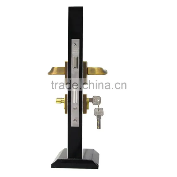 TRI-CIRCLE Zinc Alloy Door Handle Lock, Handle Door Lock Set photo-6