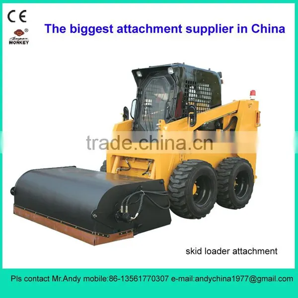 Skid Steer Loader Attachment Sweeper
