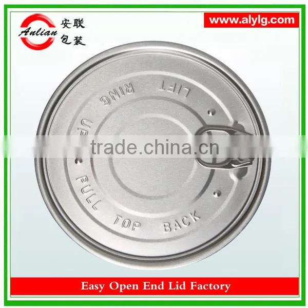 Newest Design Full Aperture Style Aluminum Milk Powder Easy Open Peel Off End photo-2