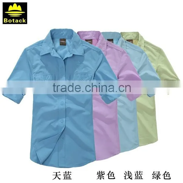 Retail Price New Fashion Summer Outdoor Sport Quick Dry Women Long Shirt photo-3