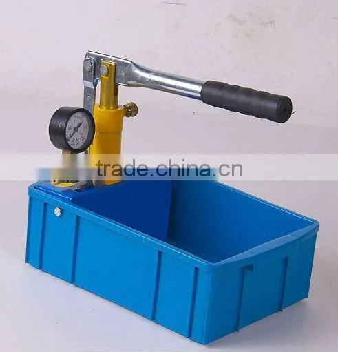 Aluminum pump body hand test pump,plastic tank
