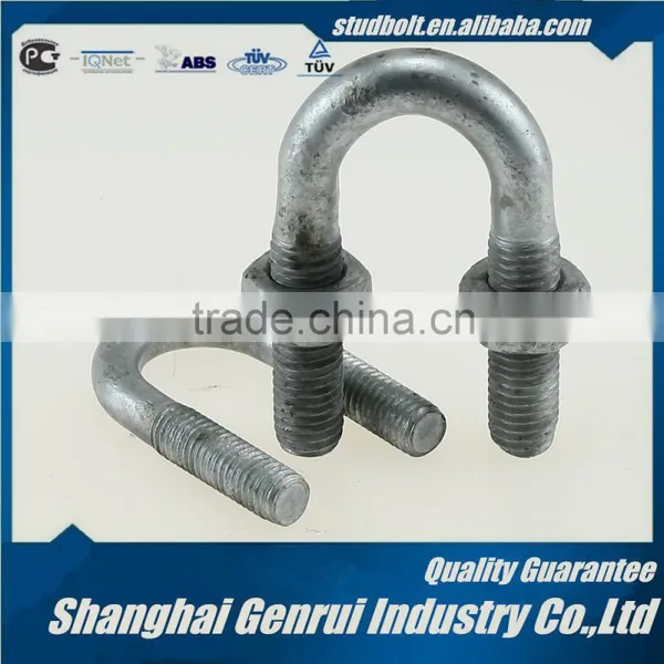 High Tensile Strength Harden and Temper Bracket U BOLT Pipe Clamp photo-3