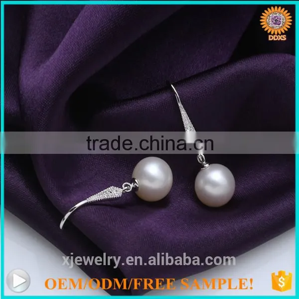 2016 Latest TOP Quality Shell Pearl S925 Silver Jewelry Earrings photo-2