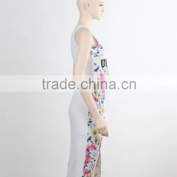 Custom Design Fashion Two Piece Bodycon Dress 2016 Gril Women Dress New Fashion Pint Good Quality photo-3