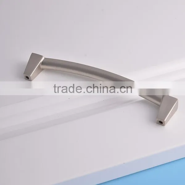 Manufacturer Customized Aluminum Alloy Matt Sliver Furniture Cabinet Drawer Handles photo-3