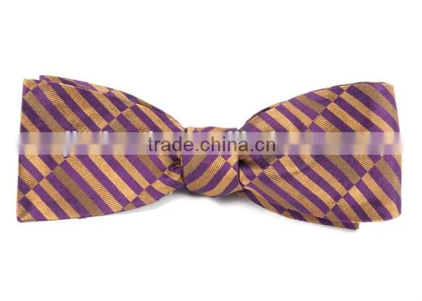 2016 Latest Fashion Custom Made Plaid Self-tie Skinny Mens Bow Tie photo-5