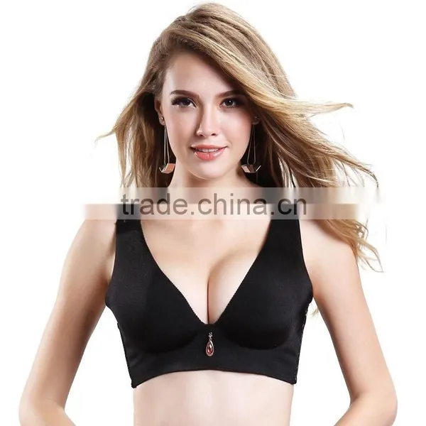 Ladies Sexy Seamless Sports Bra Tops Seamless Ahh Bra photo-3