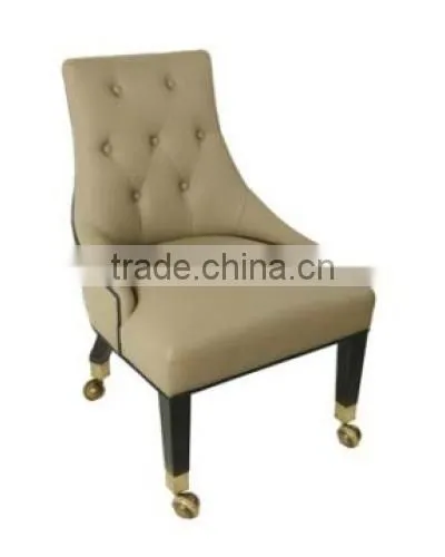 304 Stainless Steel Leather Casino Chair Bar Stool photo-6