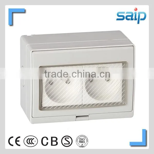 ABS material IP55 waterproof power socket SP-2FR