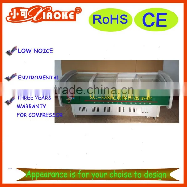 Glass Top Chest Display Freezers With Baskets SC-538 photo-2