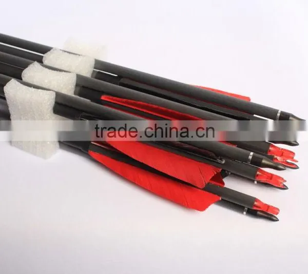 Carbon Arrows With Turkey Feather Arrow Vane