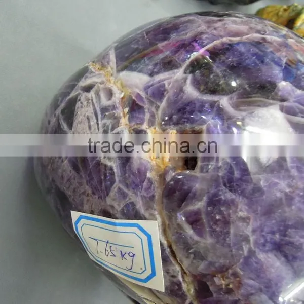 Amethyst Crystal Skull Carving/skeleton Ornament Fengshui Products for Collection photo-3