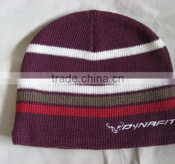 Knit Beard Reflective Beanie Hat photo-2