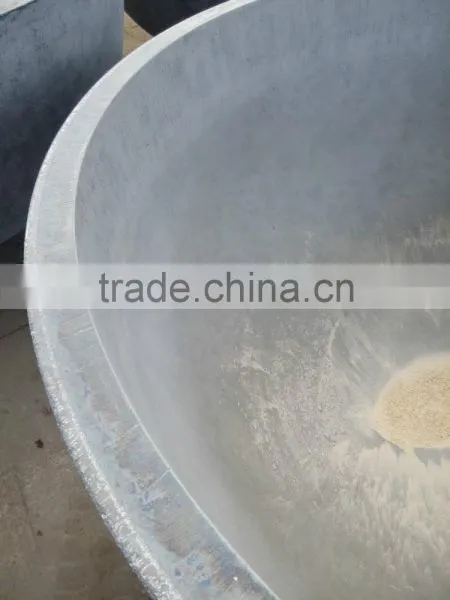 Large Diameter Hemispherical Dish Head Dish End for Bituman Tanker With Hot Pressing photo-2