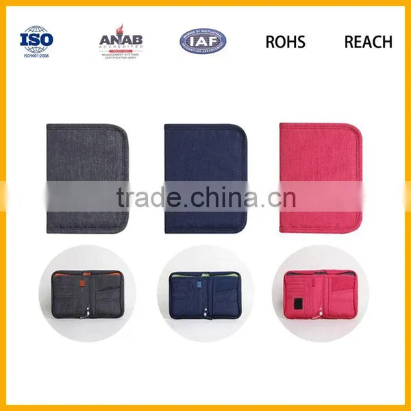 Multi Functional Canvas Carry Case/ Travel Organiser Wallet Bag/ Passport Holder photo-4
