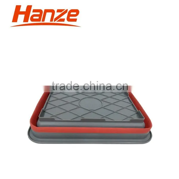 Large Silicone Fordable Squre Multifuction Storage Basket photo-3