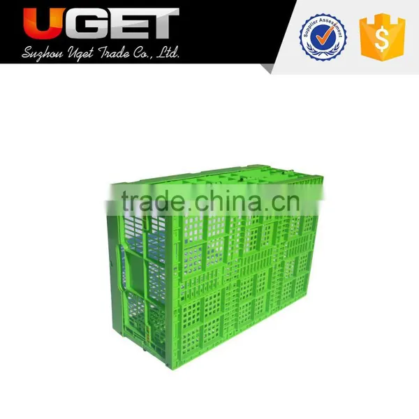 Unique Patent Design Alkali Resistance Foldable Plastic Poultry Crate photo-4