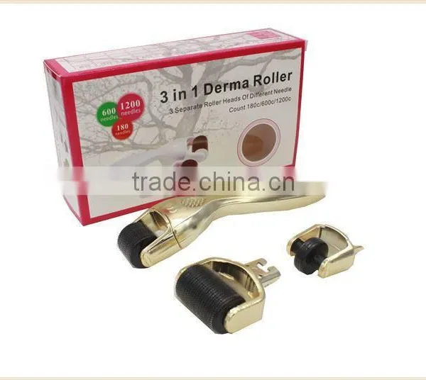 Professional 3 in 1 Derma Roller/ 1200 Needles Derma Roller/ 600 Needles Derma Roller photo-2