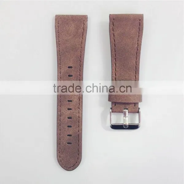 Fashion Watchbands Luxury Replacement PU Leather Watch Bracelet Strap Band For Samsung Gear S3 Frontier photo-2