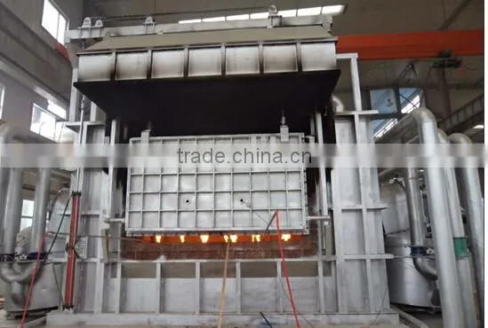 Gas Fired Rectangle Aluminum Ingot Industrial Melting Furnace