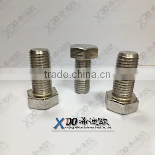 Alloy Inconel X- 750 / GH 4145 Stainless Steel Fasteners Full Thread Hex Bolt photo-2