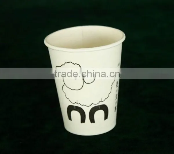 White Print Animal Logo Disposable Paper Cup photo-4