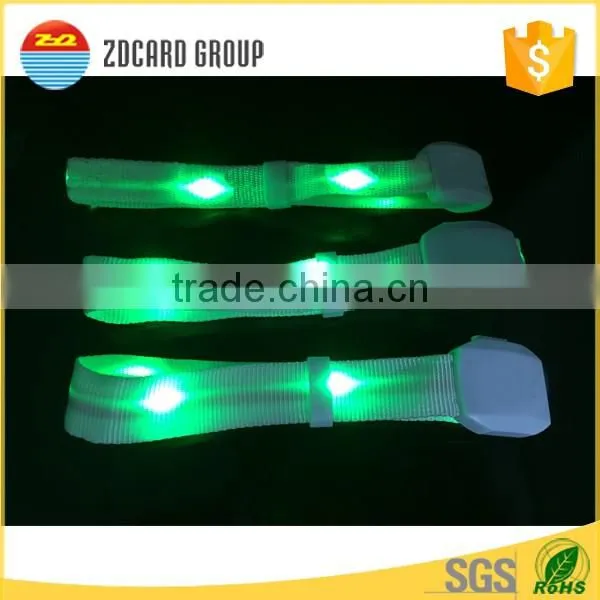 Radio Remote Controlled Glowing Flashing LED Wristband