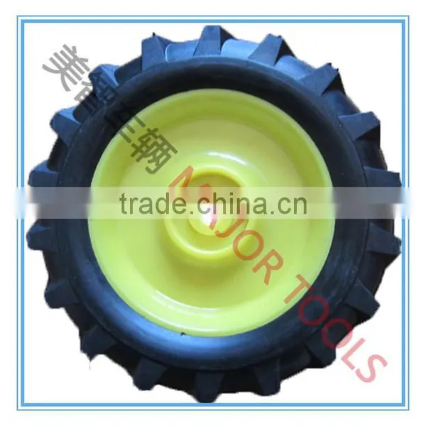 8X1.75 Semi-pneumatic Rubber Wheel for Muddy Road Condition photo-2