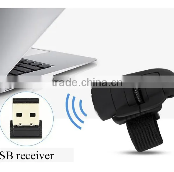 2.4G Wireless Mouse Thumb Mouse for Mobile Phone Tablet Ring New Design Bluetooth Mouse photo-3