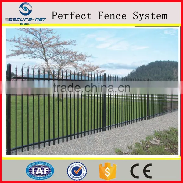 Hot Polular Perforated Steel Picket Security Fence Panel Wrought Iron Rigidit Panel photo-4