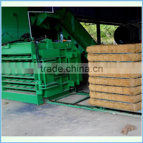 Semi-automatic Horizontal Fiber Baler Exported to Indonesia photo-3