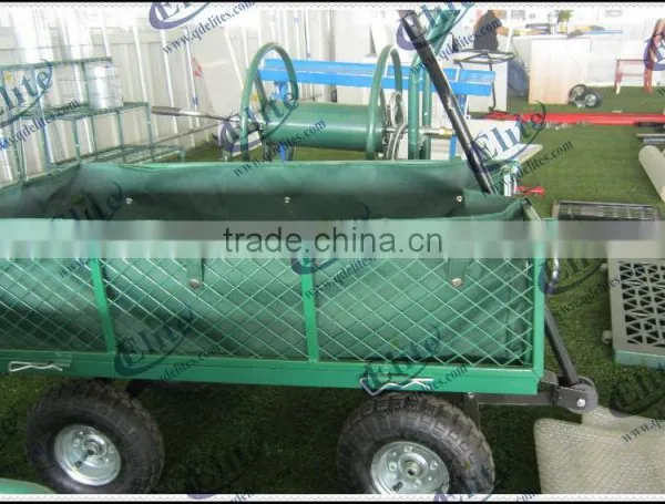 Nylon Liner Steel Wire Garden Mesh Cart, Big Foot Cart photo-3