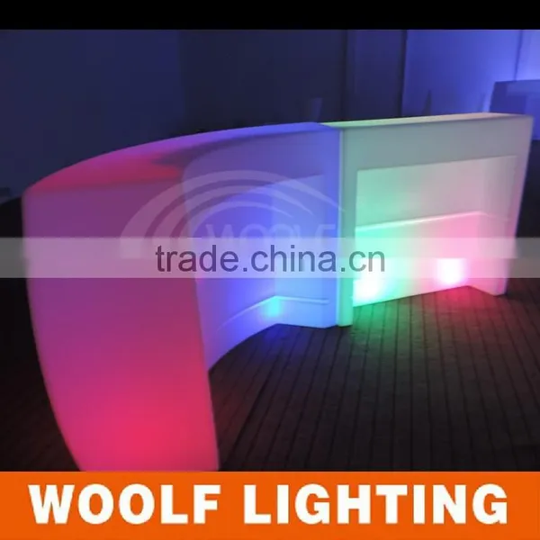 Restaurant Club Modern Rechargeable Glow LED Bar Table photo-5