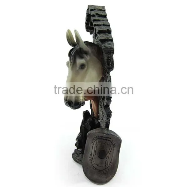 Resin Decorative Horse Head Wall Hanging Product photo-4