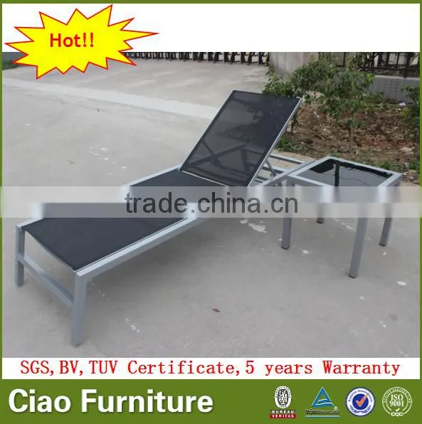 Modern Patio Lounge Furniture Beach Outdoor Chaise Lounge Set