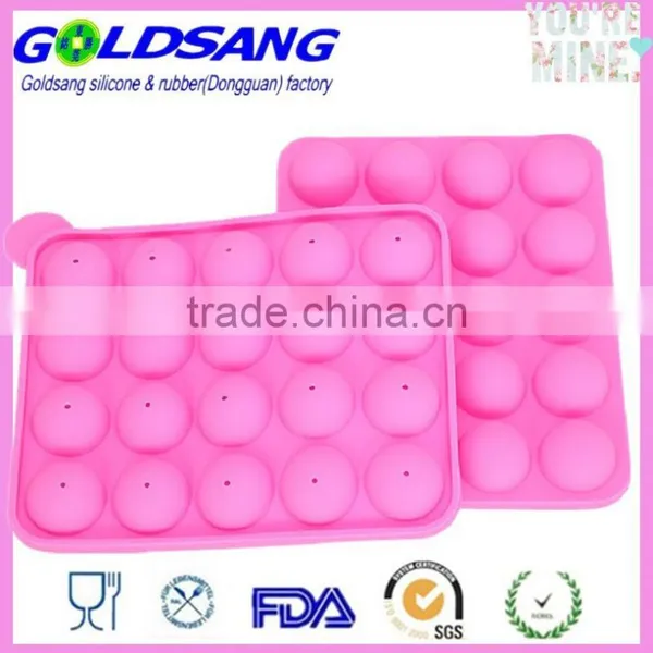 New Easy Instant Silicone Baking Flex Pan 20 Cup Tasty Top Cake Pop Mold Tray photo-2