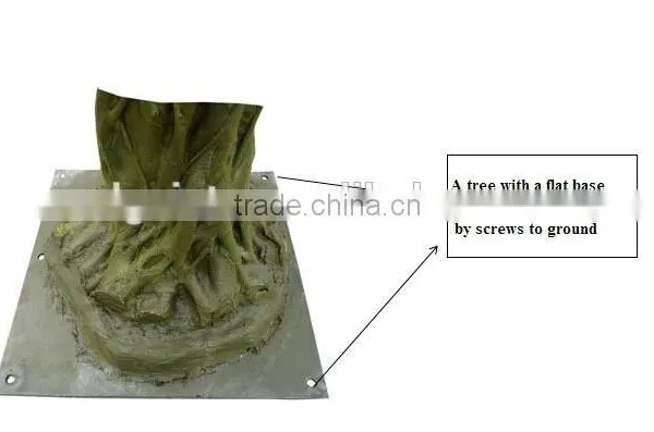 Real Touch Factory Gloden Artificial Ficus Tree Fake Banyan Tree photo-6