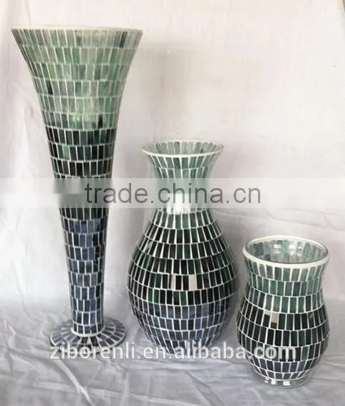 Home Mosaic Gorgeous Designs Decorative Glass Vases photo-5